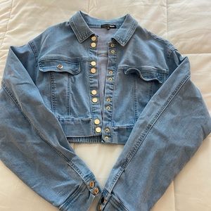 Cropped Jean jacket, Fashion Nova